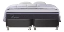 Cama Americana King Cic Ortopedic Advance + Set Textil