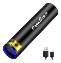 Linterna Uv 365nm Mini Recargable Por Usb, Lámpara Woo...