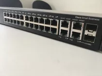 Kit 2 Switch Cisco Gerenciável Sf300 24 Fast, 4 Giga 2 Sfp