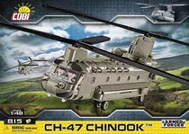 Helicóptero Militar Ch-47 Blocos De Montar 815 Peças Cobi