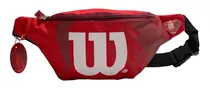 Canguro Riñonera Deportivo Casual Wilson Color Rojo