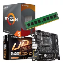 Combo Actualizacion Pc Amd Ryzen 5 5600 + Mother + 8 Gb