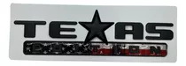 Emblema Texas Edition  Cromo  Grande