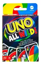 Uno All Wild! Brinquedo Criança Jogo Cartas Copag Mattel Idioma Português