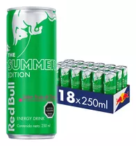 Red Bull Bebida Energética 18 Latas Fruta Del Dragón 250ml