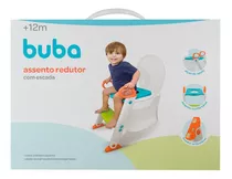 Redutor De Assento Sanitário Com Degrau Azul - Buba