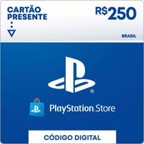 Cartão Psn R$ 250 Reais Playstation Network Brasil Ps4 Ps5