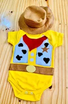 Body Woody Toy Story Fantasia Festa Chapéu Mesversario