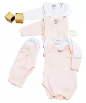 Conjunto Para Bebes: Body + Remera Manga Larga + Pantalón