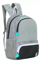 Mochila Nba Equipos Basket Urbana Escolar 24'' Baloncesto Color Gris-negro Diseño De La Tela 16345