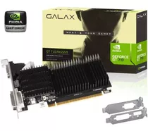 Placa Video Nvidia Geforce Gt710 1gb Ddr3 Hdmi Perfil Baixo