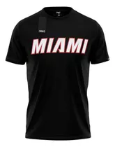 Camiseta Basquete Miami Algodão Nobre Jrkt Sports Masculina