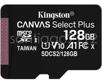 Memoria Micro Sd 128gb Kingston Canvas Select Plus C10