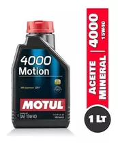 Aceite Motul 4000 Motion 15w40 Mineral Somos Tienda Fisica