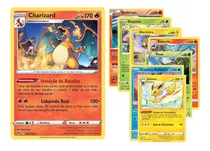 Kit Lote 10 Cartas Pokémon Raras Original Copag Português