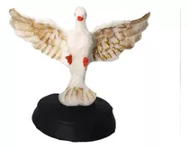 Imagem De Mesa Divino Espirito Santo Resina 6,5 Cm Branco 