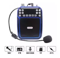Amplificador De Voz Portatil Bluetooth Altavoz Megafono