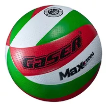 Balón Vóleibol Max Pro 5000 No.5 Gaser Color Blanco/rojo/verde