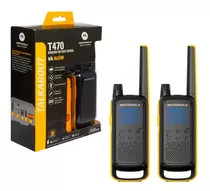 Talkabout Motorola T470 Walk Talk Rádio Comunicador Até 35km Cor Amarelo