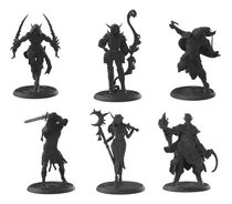 Miniaturas Rpg Elfos Personagens Dungeons & Dragons Dnd D&d