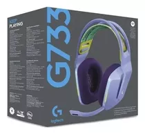 Audífonos Gamer Inalámbricos Logitech G Series G733 Lila Con Luz  Rgb Led