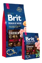 Brit Premium Perros Raza Grande 15kg Con Regalo (45% Pollo)