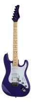 Guitarra Eléctrica Strato Kramer Focus Vt-211s Color Violeta Orientación De La Mano Diestro