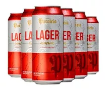 Cerveza Patricia Lager Lata 473ml Pack X6