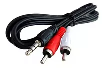 Cabo Auxiliar 3,5mm Macho P/ 2 Rca Macho (audio) 3m