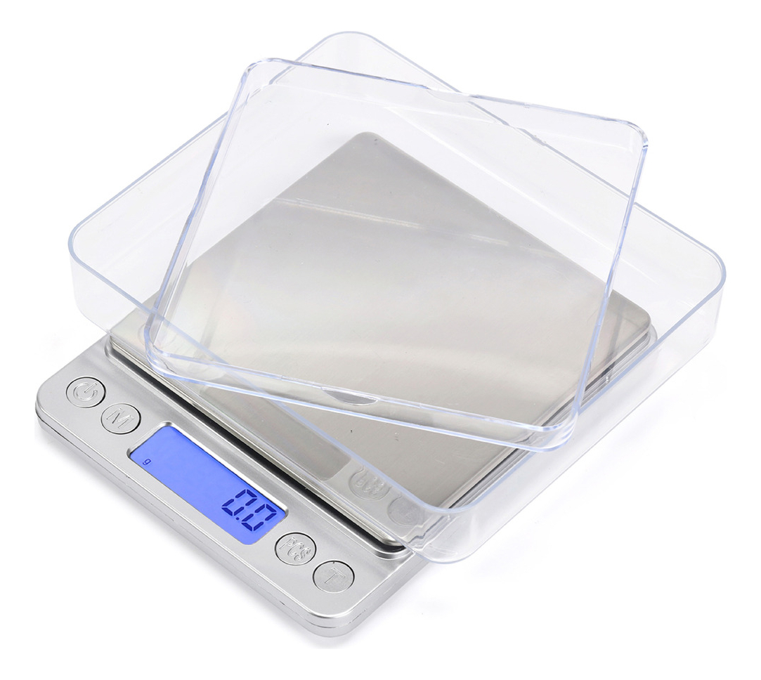 Balanza Cocina Digital Femmto C03 Para Pesar Alimentos Capacidad máxima 3  kg Color Plateado