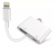  Adaptador Av Digital Hdmi Carga Para iPhone Lightning 50 Cm