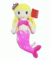 Sirena De Peluche Con Lentejuelas 33cm Muñeca Pepona