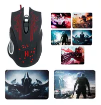 Kit Mouse Gamer X9 Rgb 2400 Dpi + Mousepad Gamer Original Nf