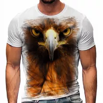 Camiseta Ave Águia Poder Rapina Voar Pássaro 1 A