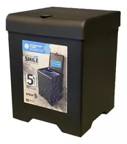 Lixeira De Pia Smile 5,4l Preta- Stolf Cor Preto