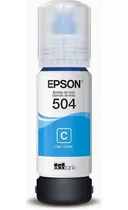 Garrafa De Tinta T504220 Ciano Compativel Impressoras Epson