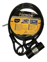 Candado U-lock Con Cable Para Bicicleta 10x1800mm Hoteche