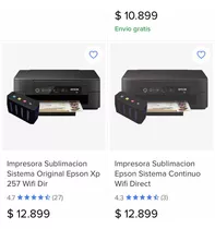 Impresora  Epson Xp 2101 Wifi Usada Como Nueva