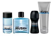 Set X4 Musk Marine + Desodorant - mL a $62900