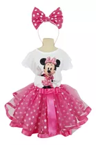 Disfraz Minnie Tutu + Remera + Vincha