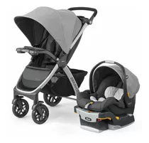 Carriola De Paseo Chicco Bravo Trío Travel System Parker Con Chasis Color Plateado