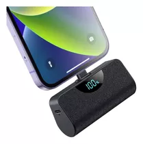 Mini Banco De Energia Portable, Usb C Led Display, 2 En 1