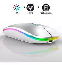 Mouse Sem Fio Wireless Recarregável Hmaston E1200 Pc Mac Rgb