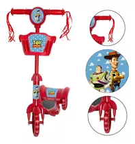 Patinete Infantil 3 Rodas Toy Story C/ Luz Led Som Radical