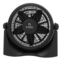 Ventilador De Pared Y De Piso Indelplas Iv12 Turbo Negro Con 5 Palas De  Plástico, 12  De Diámetro 50hz 220 v