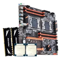 X99 Placa Dual Ddr4 + Xeon E5 2670 + 2x8gb 3200mhz Reg Ecc