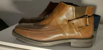 Zapatos Italianos Structure Monk Hombre Cuero 40