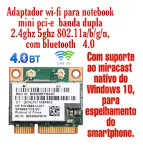 Placa Wi-fi Para Notebook