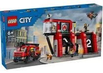 Lego City 60414 Quartel Com Caminhao Dos Bombeiros