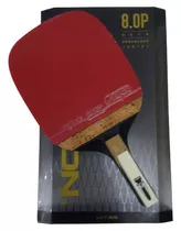 Raquete De Ping Pong Xiom Muv 8.0p Preta/vermelha